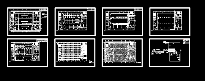 某小型电子厂洁净空调设计施工CAD图_图1