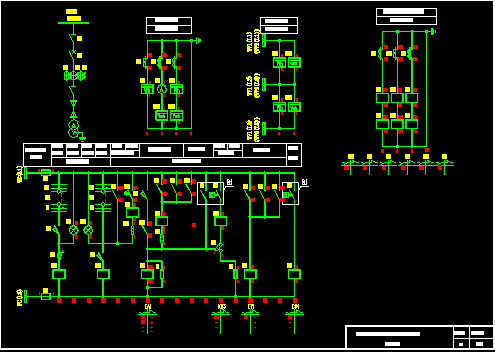 6-10KV变压器详细二次原理cad设计方案图-图二