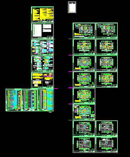 30层高层住宅楼详细强电、弱电、消防cad设计方案图_图1