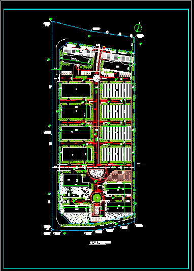 北方某粮食仓库全套电气设计cad平面施工方案图-图二