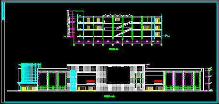 某大型商场设计施工CAD建筑平立面方案-图二