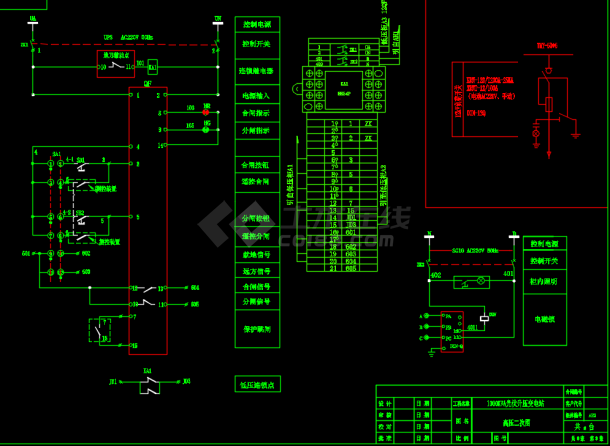 1000KVA光伏升压变电站系统设计图-图二