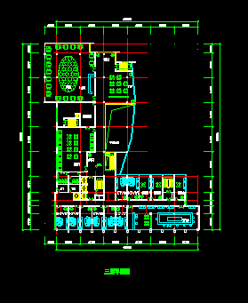 酒店平面设计CAD建筑装修施工图-图二
