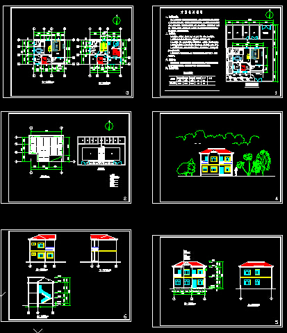 新农村建设一套小别墅CAD设计详情图纸_图1