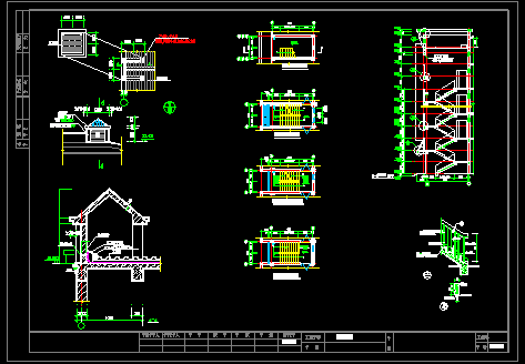 城中村改造多层住宅楼的CAD图纸-图二