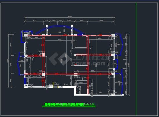 别墅建筑设计CAD方案施工详图图纸-图二