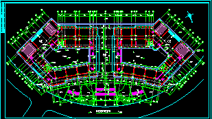 某职业技术学院建筑施工CAD设计方案图纸-图二
