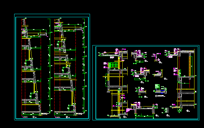 建筑节点详图及墙身剖面的cad设计图_图1