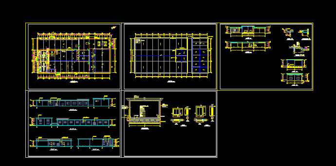 [临海]一整套冷库建筑的cad设计方案图纸_图1