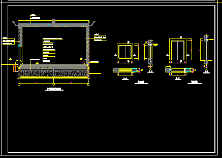 [临海]一整套冷库建筑的cad设计方案图纸-图二
