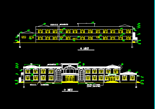 某市药浴中心建筑CAD设计施工图纸-图二