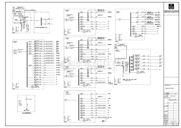 四川某办公楼配电箱系统图-图一