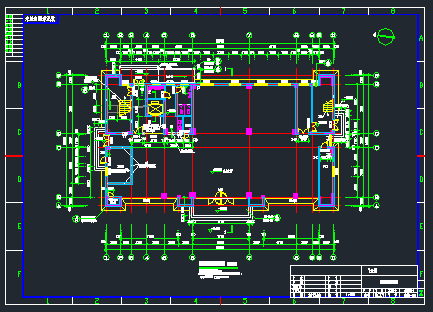 框架型11层办公楼全套施工建筑图纸-图二