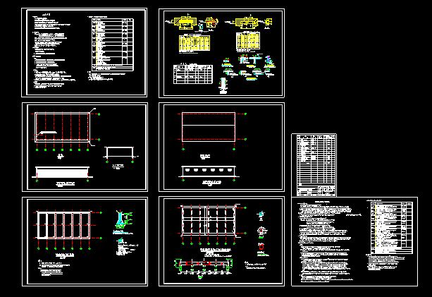 涉外项目汽车库结构施工CAD方案设计图_图1
