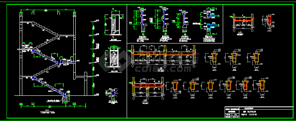 全套多层住宅结构CAD方案设计图纸-图二