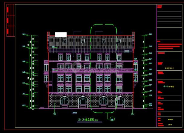 【精品】欧式石材幕墙施工图-图二