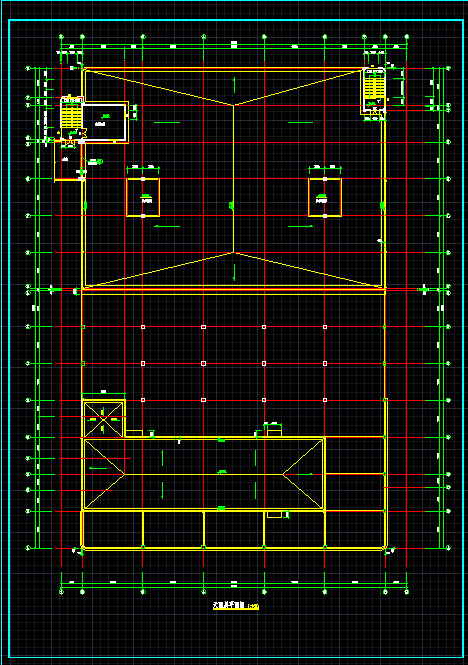 某大型工业厂房全套建筑设计方案图纸-图二