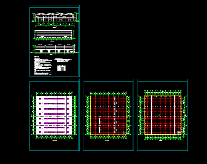 某单层排架工业厂房全套建筑设计方案_图1