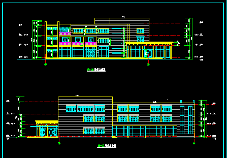 某多层饭店建筑CAD设计施工图纸-图二