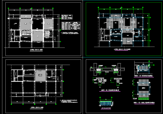 某办公楼8层和10层加固建筑cad整套设计图_图1
