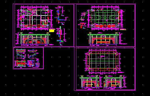 某操场建筑施工cad设计方案图纸_图1
