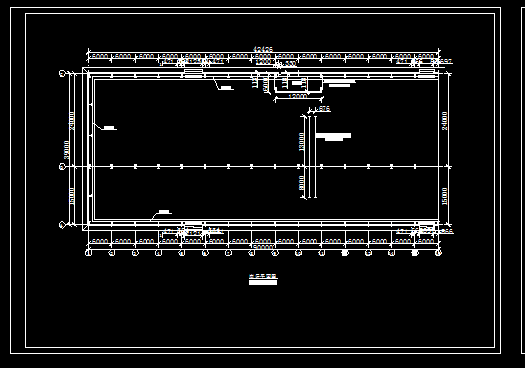 某刚结构厂房建筑施工cad设计方案图纸_图1