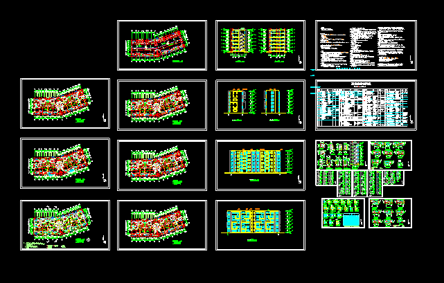 无锡某小区多层住宅建筑设计CAD方案图_图1