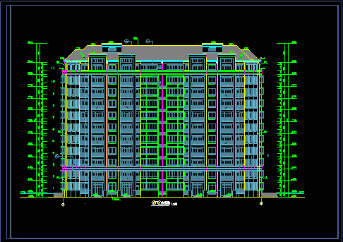 上海证大家园三期住宅小区设计CAD建筑图（北区）-图二
