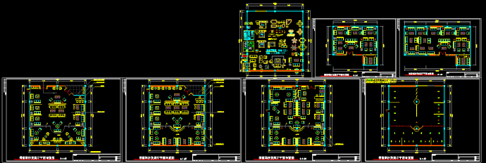 某市沙发展厅装修CAD施工设计平面图_图1