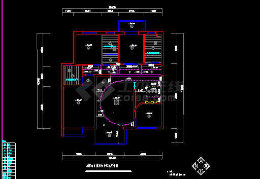 某样版房完整装修CAD施工设计方案图-图二