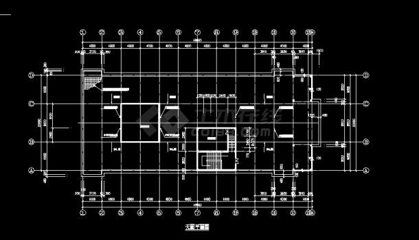 某酒店建施方案设计全套CAD图纸-图二