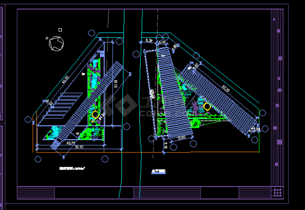 某美术馆建筑方案设计及施工全套CAD图纸-图二