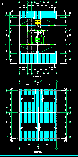 徽派商住建筑方案设计全套CAD图纸-图二