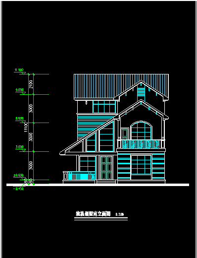 无锡市乐缘恒成建筑设计事务所CAD施工设计图-图二