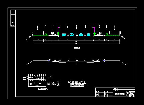 市政道路全套方案设计cad详细施工图纸