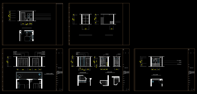 简约型家装施工装修CAD平面设计图纸_图1