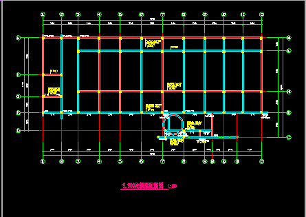 某市三层传染病房楼建筑CAD设计施工图-图二