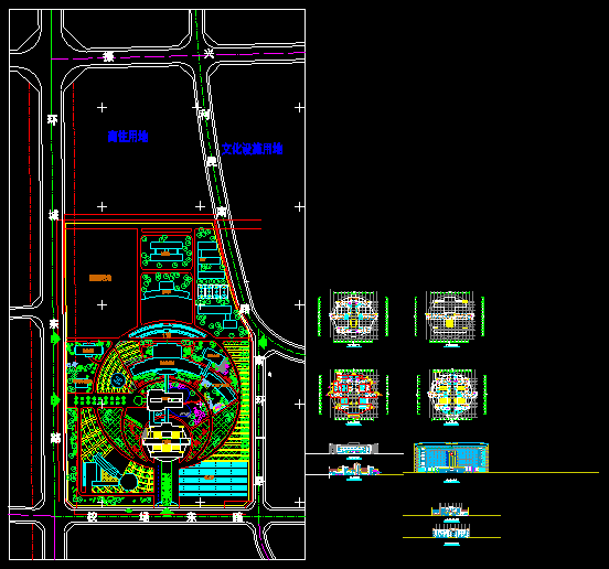 某市十二层医院建筑方案CAD施工设计图_图1