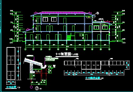 某乡镇门诊楼建筑设计CAD施工图-图二