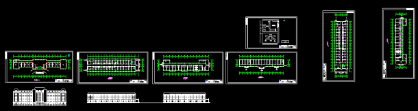 某市医院办公楼CAD建筑设计方案图-图一