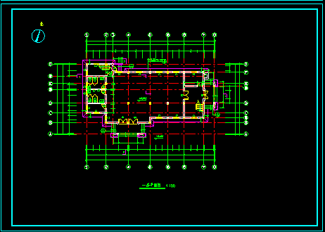 某市三层医疗所CAD建筑方案设计图-图二