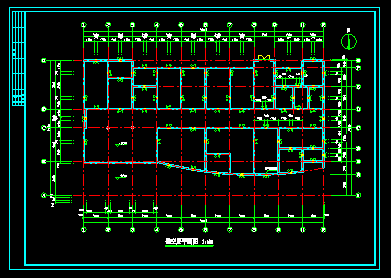 某市四层医院门诊楼CAD建筑方案设计图-图二