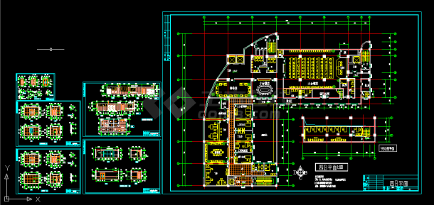 某电信大楼建筑设计方案全套CAD图纸-图一