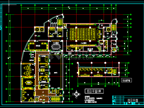 某电信大楼建筑设计方案全套CAD图纸-图二