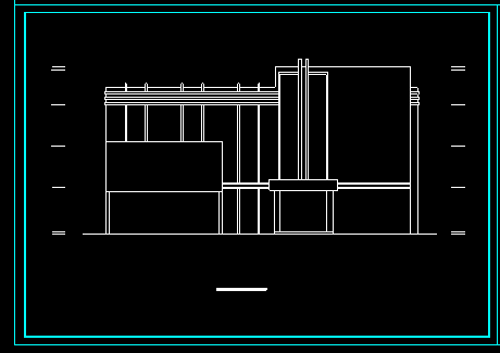 某乡镇卫生院CAD建筑施工设计图-图二