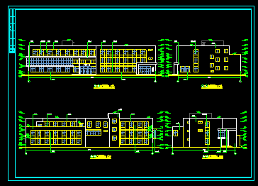 某县级医院独立门诊楼CAD建筑设计方案-图二