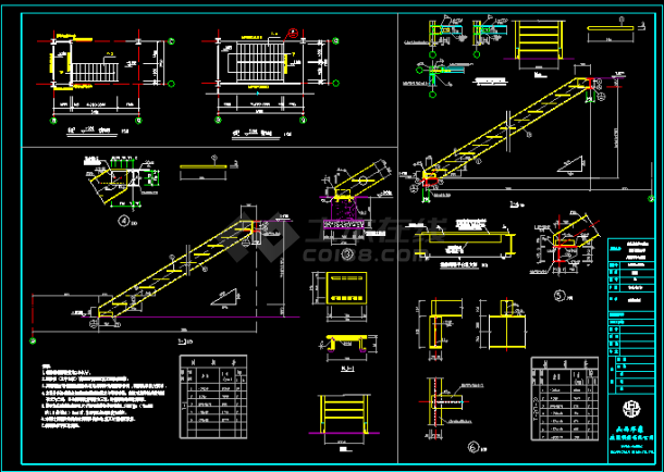 (19)汽车贸易城钢结构CAD施工图-图二