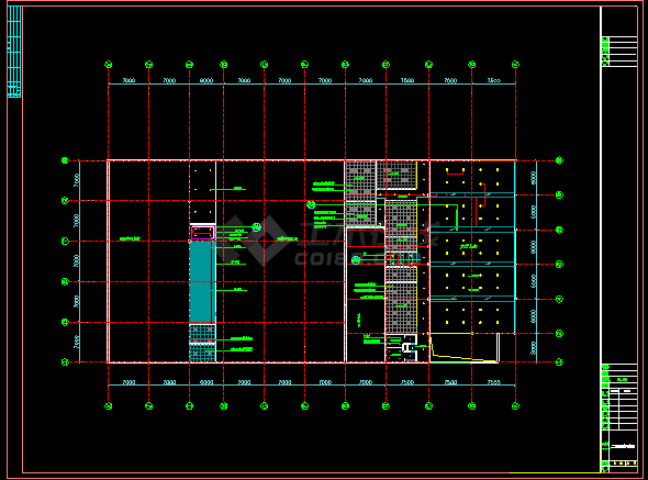 (15)比亚迪4S店装修CAD平面图-图二