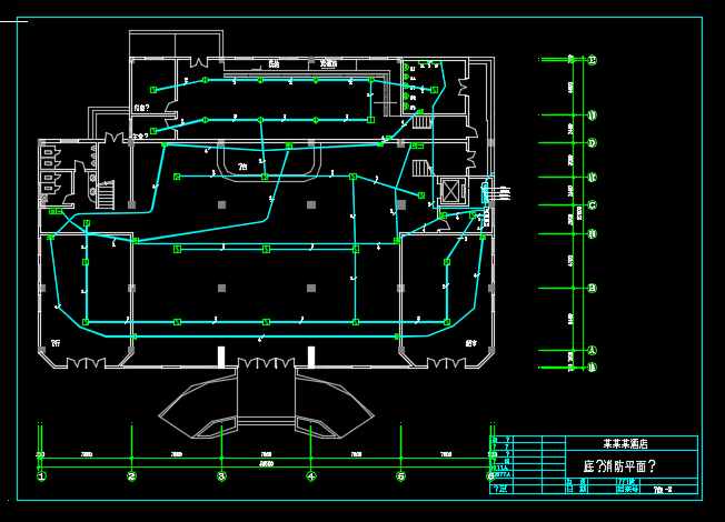 某地区某酒店消防电气设计CAD施工图纸_图1