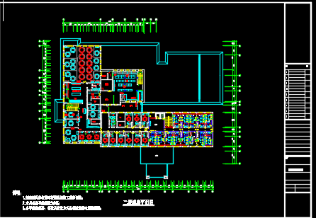 某地区某宾馆电气平面设计CAD施工图纸_图1